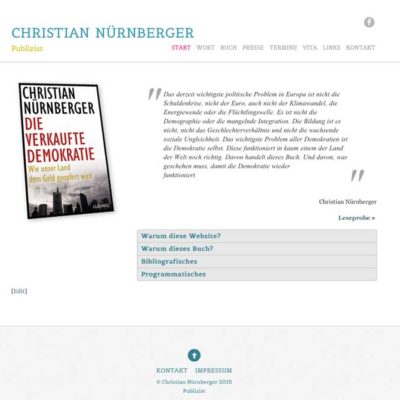 Christian Nürnberger - Autorenwebsite